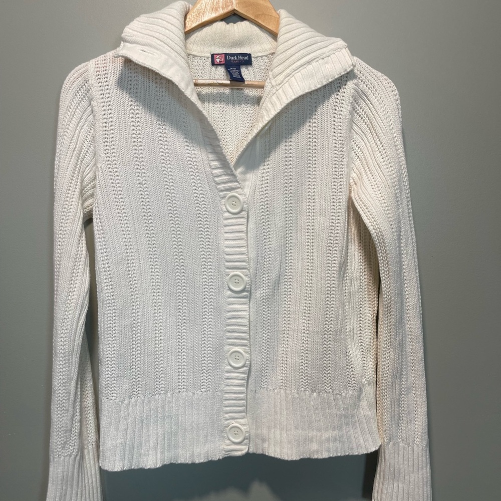 Duck Head Cream Knit Sweater